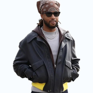 Metro Boomin Paris Fashion Week 26 Leather Jacket