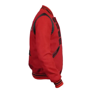 Michael Jackson Sailors 92 Red Letterman Jacket
