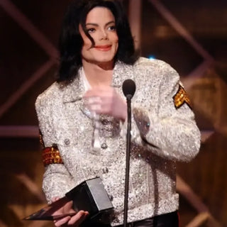 Michael Jackson Sequin Silver Jacket