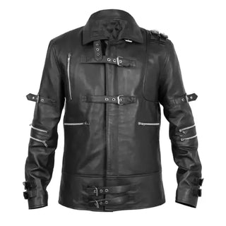 Michael Jaafar Jackson Black Belted Jacket