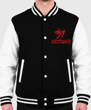 Michael Myers Halloween it’s 31 October Varsity Jacket