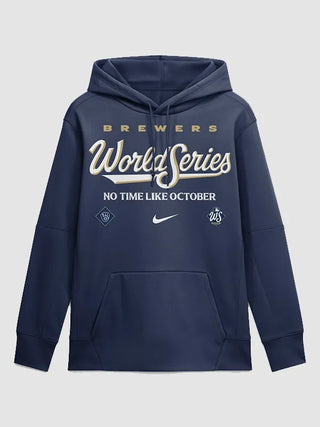 Milwaukee Brewers 2026 World Series Navy Hoodie For Men & Women
