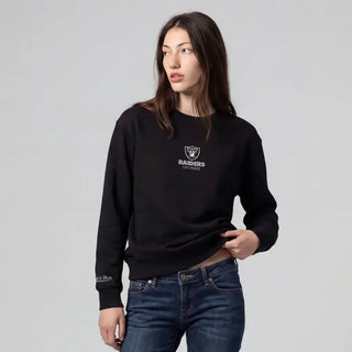 Mitchell & Ness Las Vegas Raiders Black Core Essentials Sweatshirt