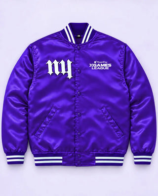 MoonPay X Games League Purple Varsity Jacket