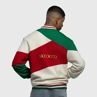 Morocco World Cup Colorblock Zip Jacket