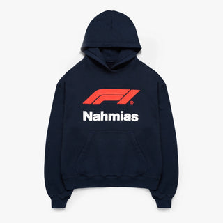 NAHMIAS x F1 Logo Navy Hoodie
