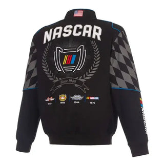 NASCAR 2026 Black Twill Racing Black Jacket