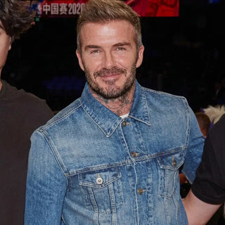 NBA China Games David Beckham Denim Jacket