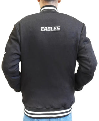 Philadelphia Eagles Sideline Coach Black Bomber Jacket