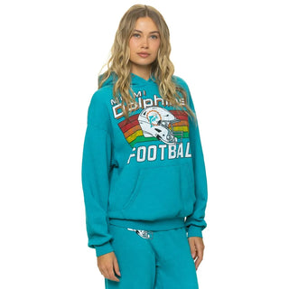 NFL Miami Dolphins Aviator Nation Aqua Hoodie