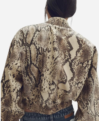Renee Rapp NYC 2026 Snakeskin Printed Jacket