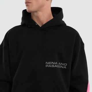 Nena and Zone Pasadena  Box Fit Pink Hoodie