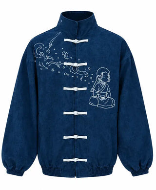 Neptun x Avatar Chinese Style Blue Jacket For Men & Women