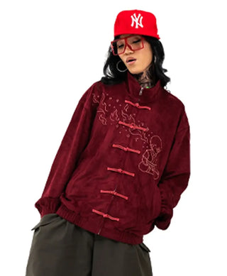 Neptun x Avatar Chinese Style Burgundy Jacket