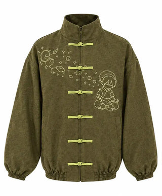 Neptun x Avatar Chinese Style Olive Jacket For Men & Women