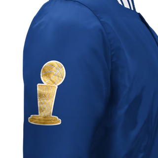 New York Knicks NBA Finals Champion Satin Blue Varsity Jacket
