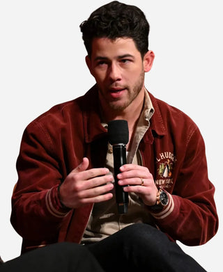 Nick Jonas 2026 Tastemaker Screening Corduroy Zip Jacket