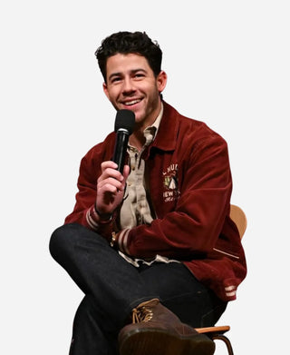 Nick Jonas 2026 Tastemaker Screening Corduroy Zipper Jacket