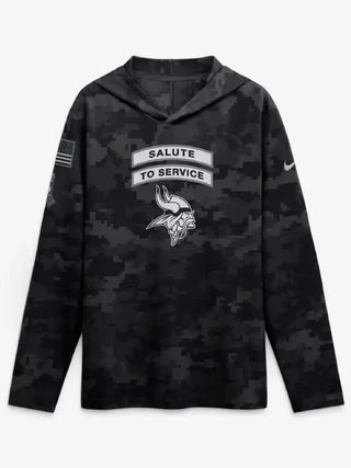Nike Minnesota Vikings 2026 Salute to Service Hoodie