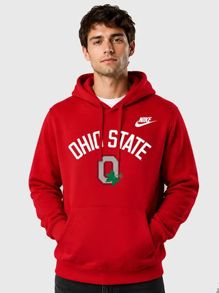 Nike Ohio State Arch Club Red Hoodie