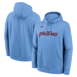 Nike Philadelphia Phillies Light Blue Hoodie For Men & Women