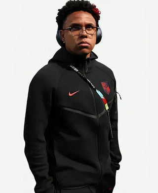 Nike USA FIFA World Cup 2026 Tech Fleece Black Hoodie