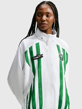 Nike X Slawn Nigeria Lightweight White Zip Jacket 