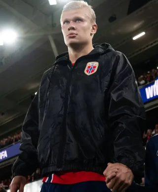 Erling Haaland Norway 2026 Black Anthem Jacket