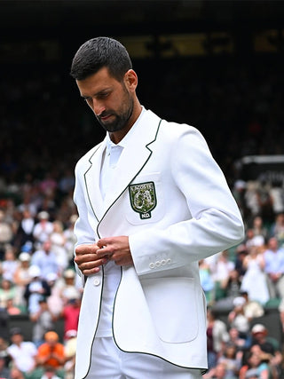 Novak 2026 Djokovic  Wimbledon White Blazer