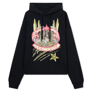 OFF WHITE Swarovski Double Eagle Skate Hoodie