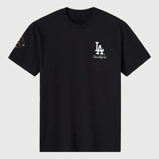 OVO x MLB  Los Angeles Dodgers Black Graphic T-Shirt