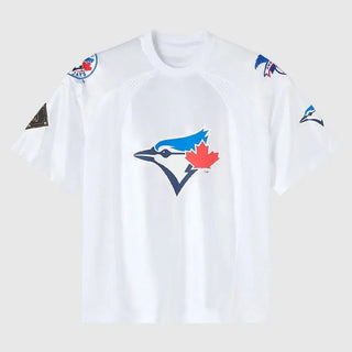 OVO x MLB Toronto Blue Jays White Mesh T-Shirt