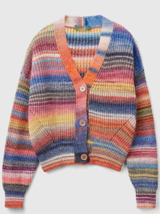 Off Campus Hannah Multicolor Wells  Cardigan