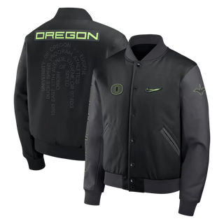 Oregon Origin of Speed Varsity Jacket