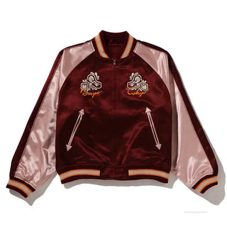 PAISLEY PATTERN APE HEAD SOUVENIR JACKET