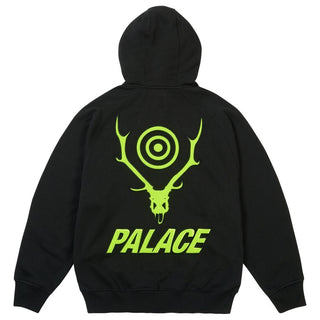 PALACE SOUTH2 WEST8 Black Hoodie back