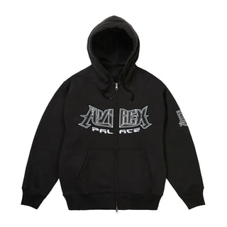 PALACE x AVIREX Black ZIP HOODIE