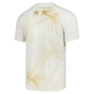 PSG Nike Special Edition Pre Match white and gold Top