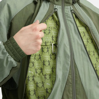 PUMA X KIDSUPER Green Windbreaker  