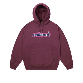 Palace P Star Maroon Hoodie
