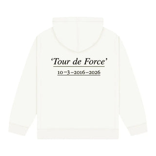 Paris Anniversary Box Logo White Hoodie