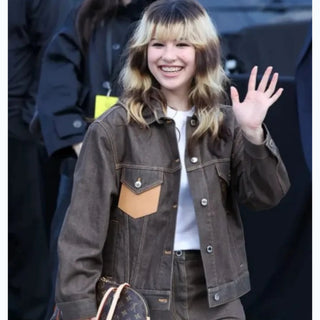 Paris FW 2026 Alysa Liu Denim Jacket