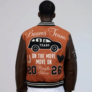 Patta x Beams 50th Anniversary Wool Varsity Jacket