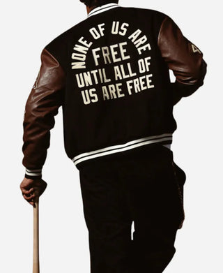 Peace Collective x Jackie Robinson Varsity Jacket