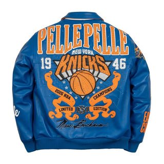Pelle Pelle for City of Knicks Leather Bomber Jacket