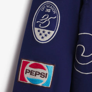 Pepsi Cola Canvas Workwear Full-Zip Blue Jacket