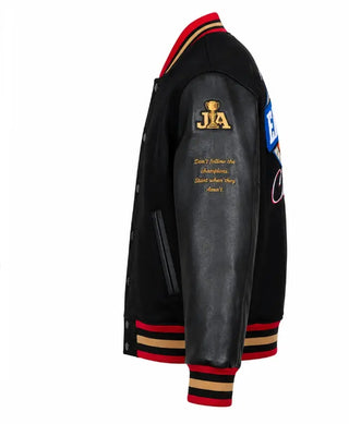 Philadelphia 76ers Black Hardwood Classics Black Jacket For Men & Women