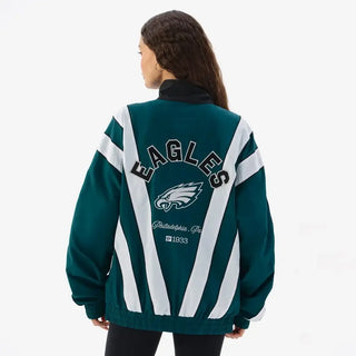 Philadelphia Eagles Off Season x NFL Windbreaker Green Jacket For Men & Women