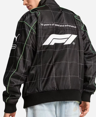 Puma 2026 F1 Racing Black Polyester Bomber Jacket For Sale