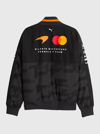 Puma McLaren 2026 1000th Grand Prix Unisex Black Bomber Jacket